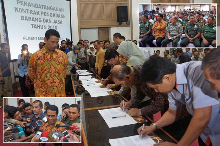 Mentan Teken Kontrak Rp34,6 Triliun di Hari Pertama Kerja 2016